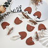 8Pcs Resin Buttons BUTT-GF0004-35-4