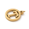 304 Stainless Steel Charms
with Jump Ring LS-STAS-R001-02G-T-2
