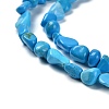 Natural Howlite Beads Strands G-P497-01E-37-4