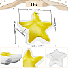 1Pc Starfish Shape Ceramic Jewelry Plate AJEW-SC0002-96C-2