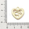 Snake Shape Alloy Rhinestone Pendants PALLOY-Q030-01D-3