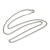 Non-Tarnish 201 Stainless Steel Curb Chain Necklaces for Men NJEW-Q336-08A-P-3