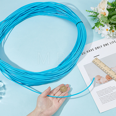 Plastic Rattan Wicker Strips DIY-WH0816-132F-1