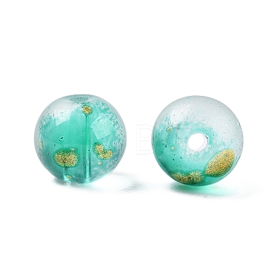 Frosted Baking Paint Glass Beads LS-DGLA-N005-8mm-09-1