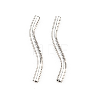 Brass Tube Beads KK-H292-59B-P-1