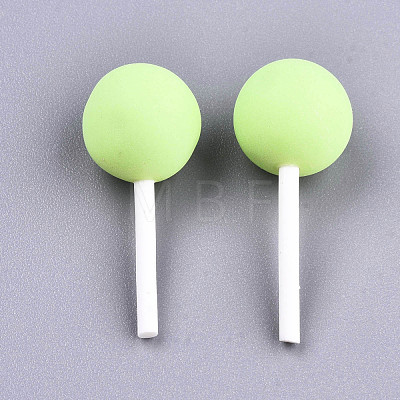 Handmade Polymer Clay 3D Lollipop Embellishments CLAY-T016-82D-1