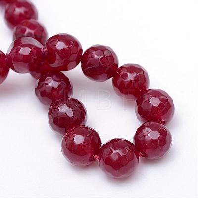 Natural White Jade Bead Strands G-R346-4mm-02-1