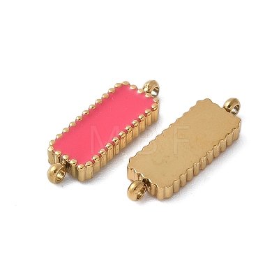 304 Stainless Steel Enamel Connector Charms STAS-G353-04G-05-1