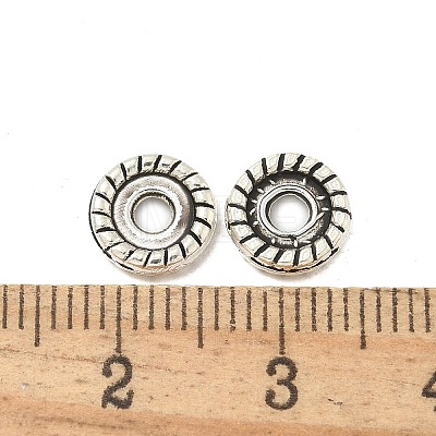 Tibetan Style Alloy Beads TIBE-P003-45AS-1