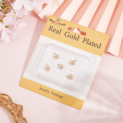 10Pcs Eco-Friendly Rack Plating Brass Micro Pave Clear Cubic Zirconia Charms KK-BBC0015-93-1
