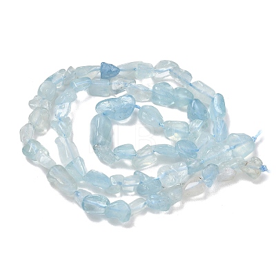 Natural Aquamarine Beads Strands X-G-K203-46-1