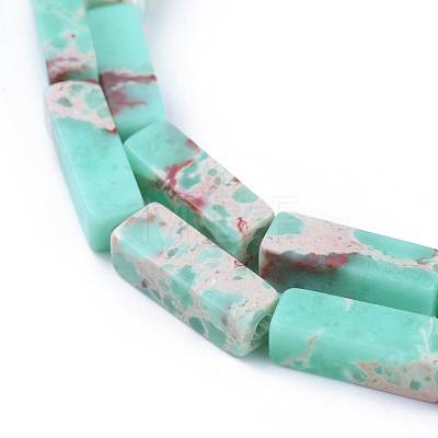 Synthetic Imperial Jasper Beads Strands X-G-E508-02G-1