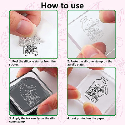 PVC Plastic Clear Stamps DIY-WH0439-0047-1