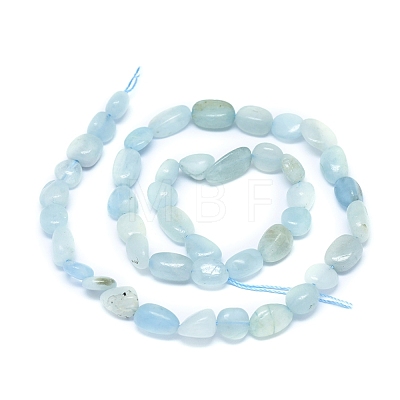 Natural Aquamarine Beads Strands G-D0004-A02-04-1