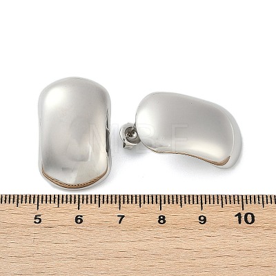 304 Stainless Steel Stud Earrings EJEW-G423-12P-1