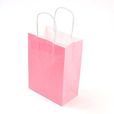 Pure Color Kraft Paper Bags AJEW-G020-D-11-1