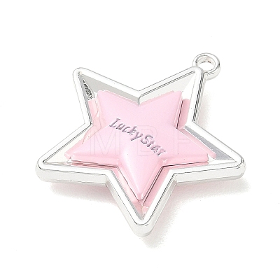 Spray Painted Alloy Pendants AL-CBA5B8E-14P-03-1