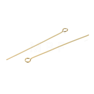 Brass Eye Pins KK-H502-02G-G-1