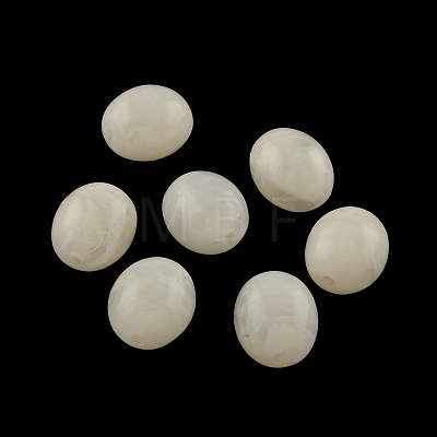 Oval Imitation Gemstone Acrylic Beads OACR-R038-24-1