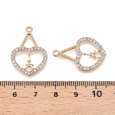 Rack Plating Alloy Pendants FIND-N005-31G-1