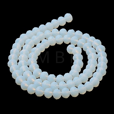 Imitation Jade Solid Color Glass Beads Strands EGLA-A034-J2mm-MD06-1