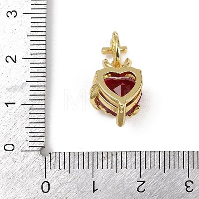 Brass Glass Pendants KK-R226-03G-01-1