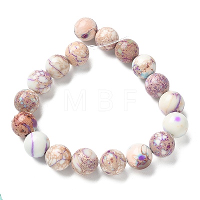 Dyed Natural Regalite/Imperial Jasper/Sea Sediment Jasper Beads Strands G-B124-C03-10-1