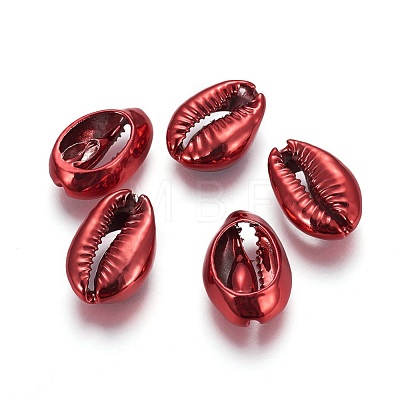 Electroplated Cowrie Shell Beads X-BSHE-O017-13A-01-1