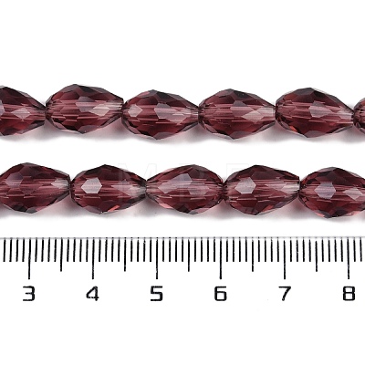 Transparent Glass Beads Strands LS-EGLA-N013-T10mm-D03-1