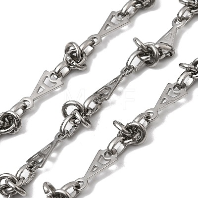304 Stainless Steel Triangle Link Chains CHS-Z007-04P-1