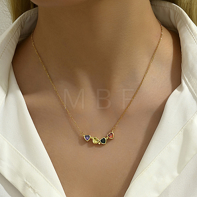 Four Leaf Clover Charm Lucky Necklace LS-TU5903-2-1