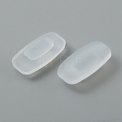 Silicone Eyeglass Nose Pads SIL-WH0014-09B-1