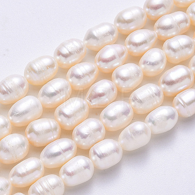 Natural Cultured Freshwater Pearl Beads Strands PEAR-F007-70-1