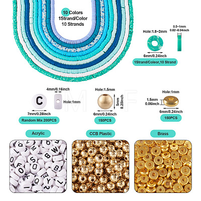 DIY Beads Jewelry Making Finding Kit DIY-TA0003-89-1