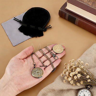 Brass Empty Bead Cage Pendant Decorations HJEW-PH02538-1
