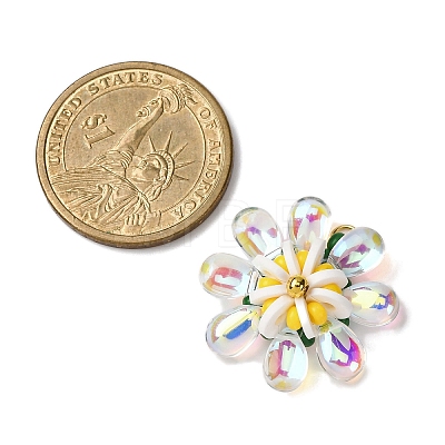 Glass & Polymer Clay Pendants PALLOY-MZ00810-01-1