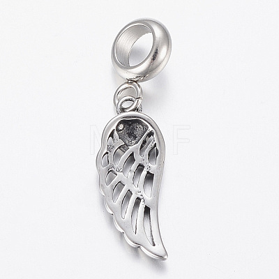 304 Stainless Steel Dangle Charms STAS-F160-28AS-1