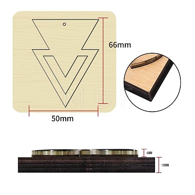 Wood Cutting Dies DIY-WH0169-51-1