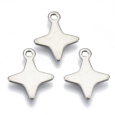 Non-Tarnish 201 Stainless Steel Pendants X-STAS-R116-044-1