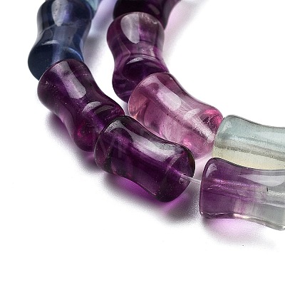 Natural Colorful Fluorite Beads Strands G-H051-B01-01-1