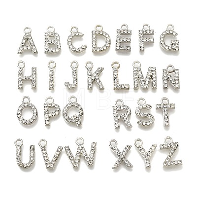 Alloy Rhinestone Charms ENAM-K075-01P-1