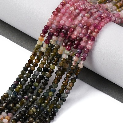 Gradient Color Natural Colorful Tourmaline Beads Strands LS-G-ONLY-T-A07-01-1
