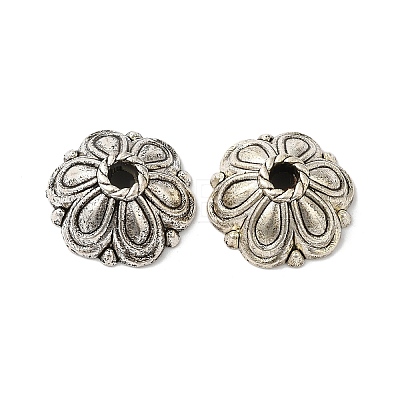 Mixed Style Tibetan Style Alloy Bead Caps TIBE-O006-26A-1