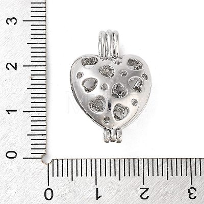 Alloy Bead Cage Pendants FIND-M012-01L-P-1