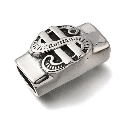 304 Stainless Steel Slide Charms STAS-F356-01AS-1