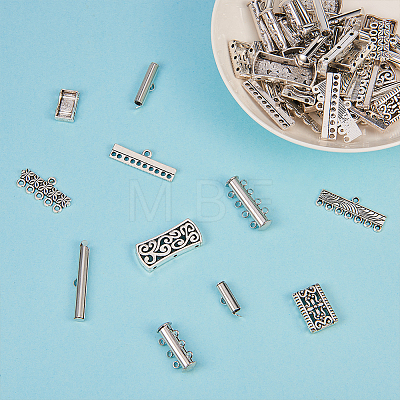 Brass Magnetic Slide Lock Clasps FIND-SC0001-03-1
