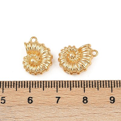 Ocean Theme Brass Charms KK-F902-07B-G-1