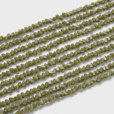 Glass Beads Strands GLAA-L031-01-C08-1