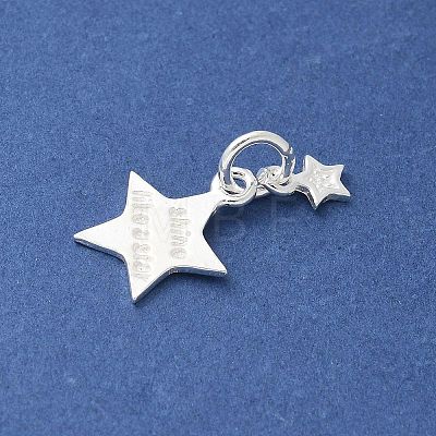 S925 Sterling Silver Pendant STER-H115-03A-S-1