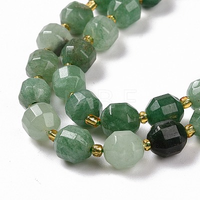 Natural Green Aventurine Beads Strands G-G990-F03-1
